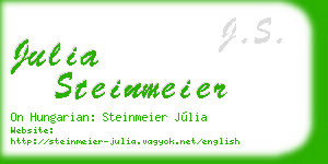 julia steinmeier business card